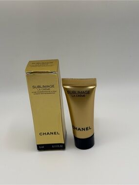 CHANEL Sublimage La Crème - Gold and Black Travel Tube